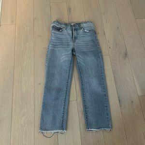 Levi’s high rise ankle straight kids jeans